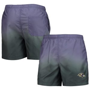 Purple/ F4525015 Dye Swim Shorts  Baltimore Ravens FOCO Dip