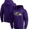 Baltimore Ravens Hoodie Team Logo Pullover - Purple