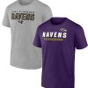 Baltimore Ravens Parent T-Shirt Combo Pack - Purple Heathered Gray