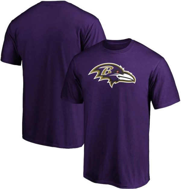 Baltimore Ravens Primary Logo Team T-Shirt - Purple