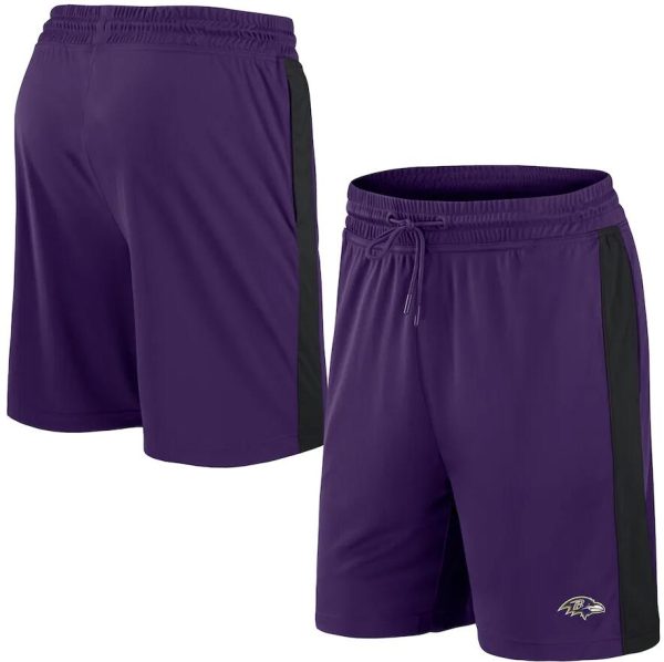 Baltimore Ravens Shorts Break It Loose - Purple