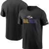 Baltimore Ravens T-Shirt Nike Hometown Collection Balmer - Black