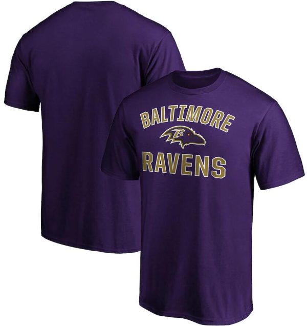 Baltimore Ravens T-Shirt Victory Arch - Purple