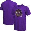Lamar Jackson Baltimore Ravens Tri-Blend Player Graphic T-Shirt - Purple